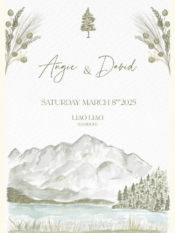 Invitación de casamiento
